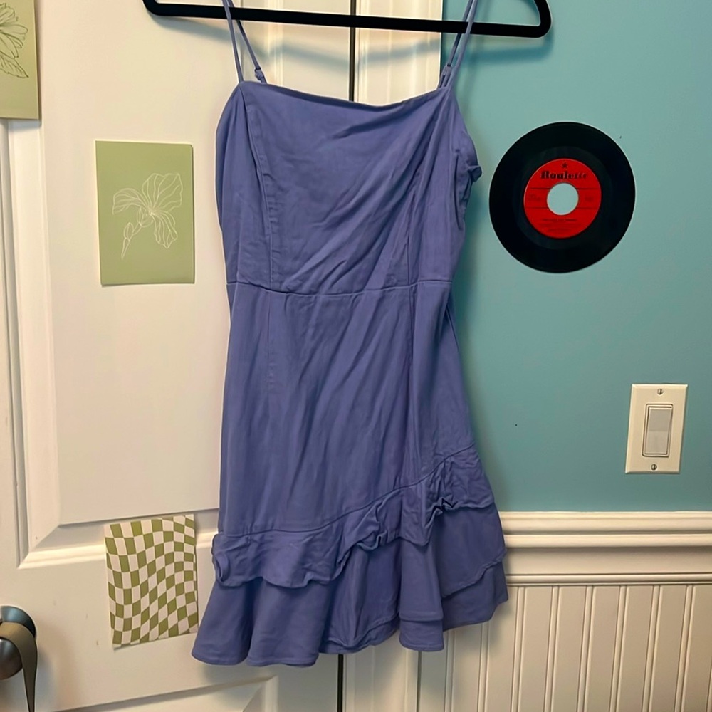 Light blue mini dress